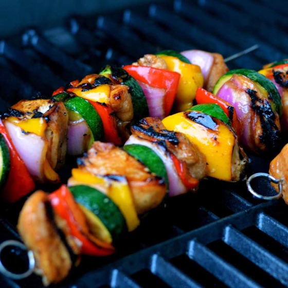 Honey Chicken Kebabs | Recipe Cloud App