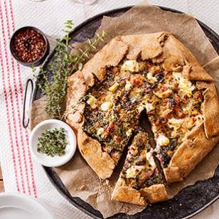Chard & Herbed Ricotta Galette | Recipe Cloud App