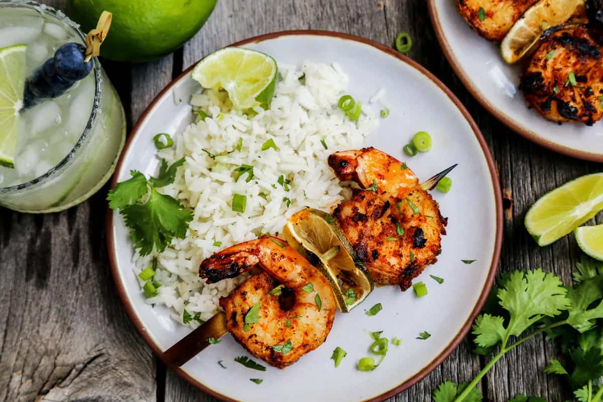 Margarita Grilled Shrimp Skewers | Recipe Cloud App