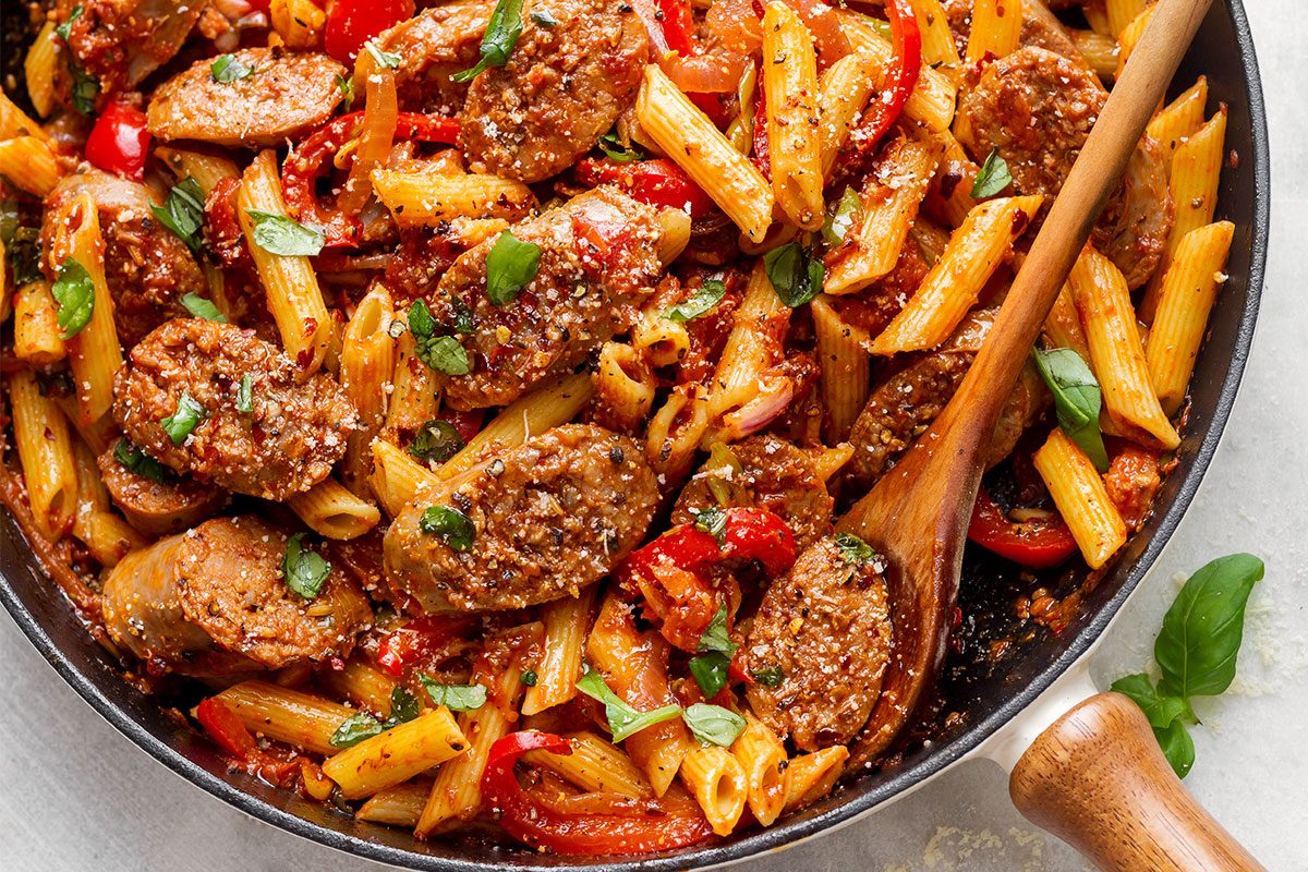 Penne: Sausage & Penne Skillet | Recipe Cloud App