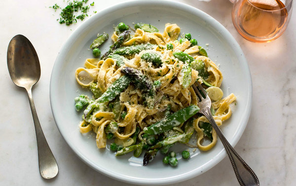 Pasta Primavera With Asparagus And Peas Recipe | Recipe Cloud App