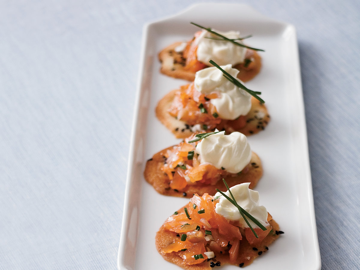 Smoked Salmon Crisps | Recipe Cloud App