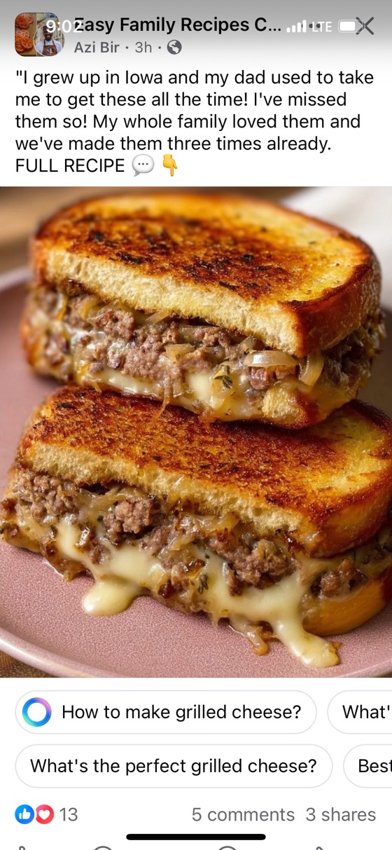 Patty Melts with Secret Sauce | Recipe Cloud App