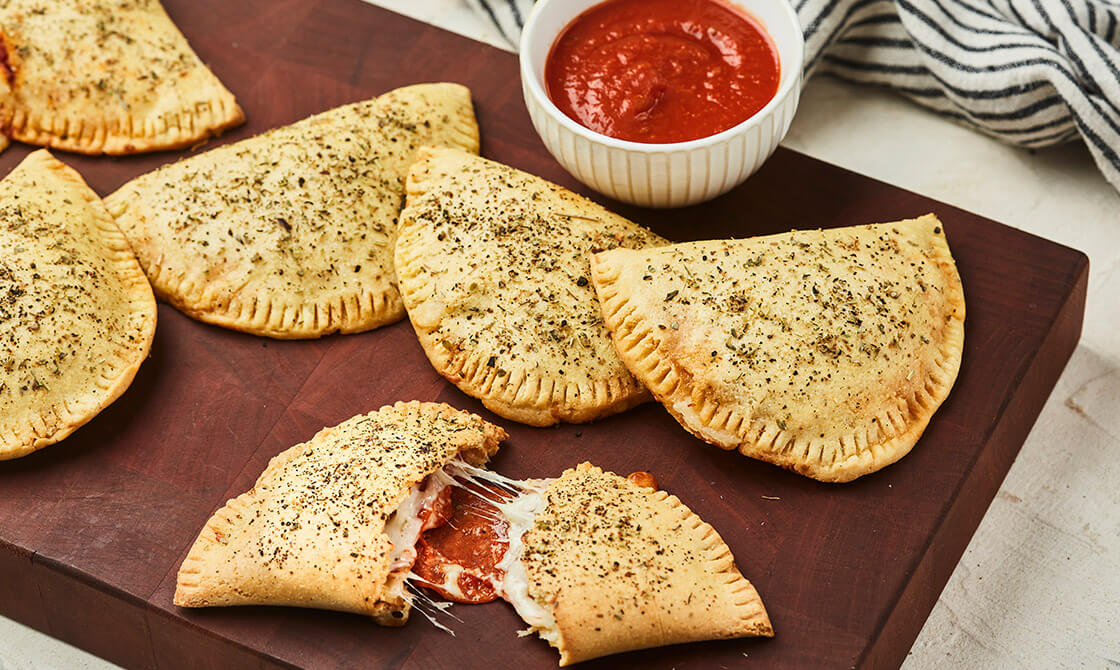 Keto Pepperoni Pizza Pockets | Recipe Cloud App