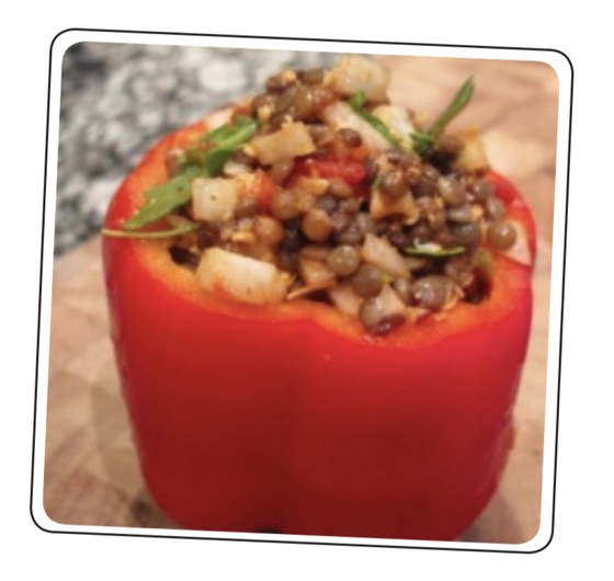 Stuffed Red Peppers | Recipe Cloud App