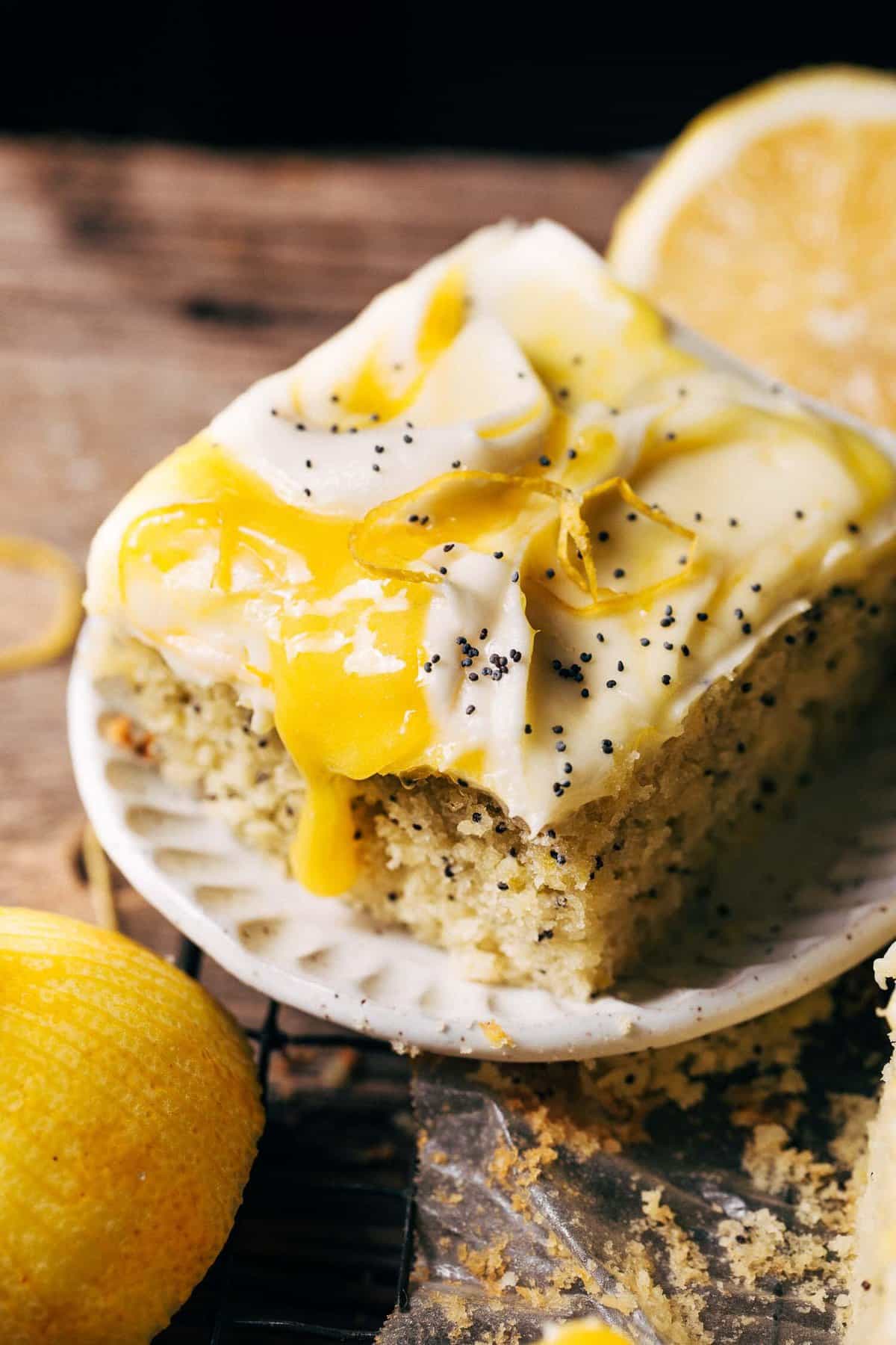 Lemon Poppy Seed Cake | Recipe Cloud App