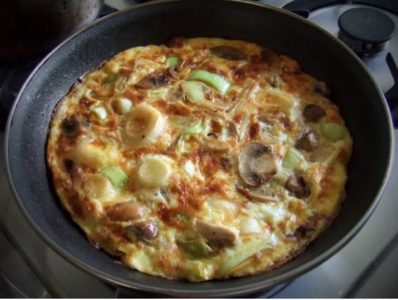 Leek and Mushroom Omelette - Pg 72 | Recipe Cloud App
