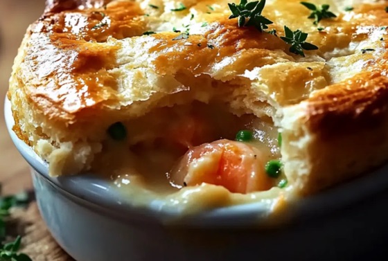 Seafood: Cheddar Bay Biscuit Pot Pie | Recipe Cloud App