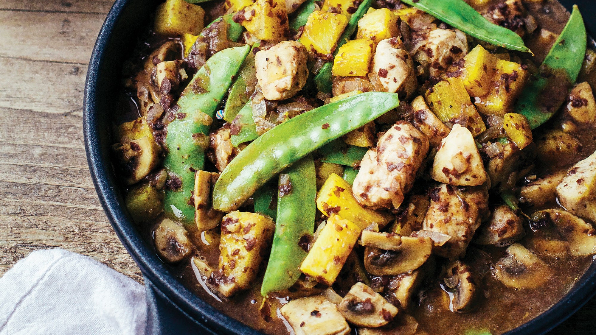 Pineapple Chicken Stir-Fry With Black Bean Sauce Recipe | Recipe Cloud App