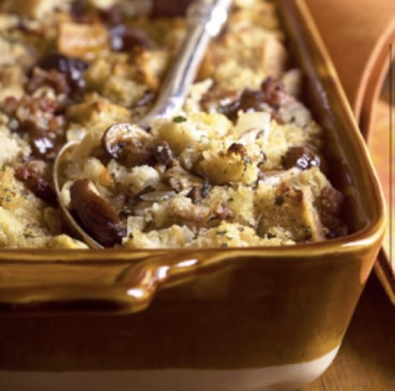 Sausage, Chestnut And Wild Mushroom Dressing - Williams Sonoma | Recipe Cloud App