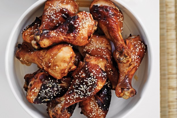 Sticky sesame chicken drumsticks | Recipe Cloud App