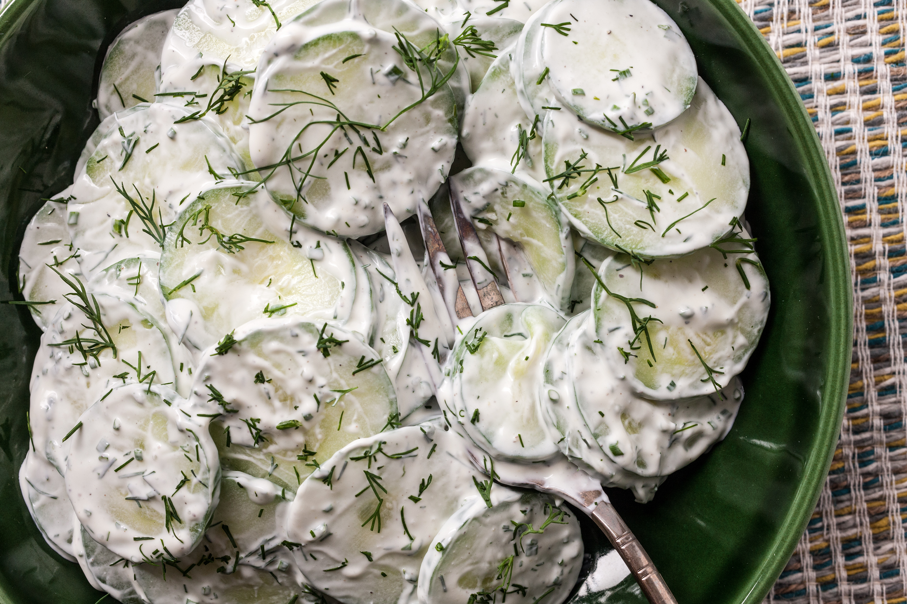Creamy Cucumber Salad | Recipe Cloud App