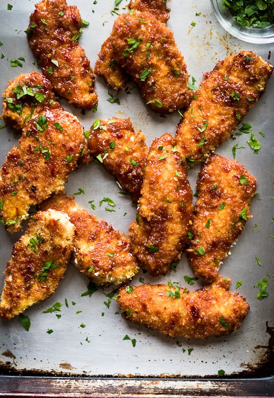 CHICKEN—Honey Soy Sauce Chicken Strips | Recipe Cloud App