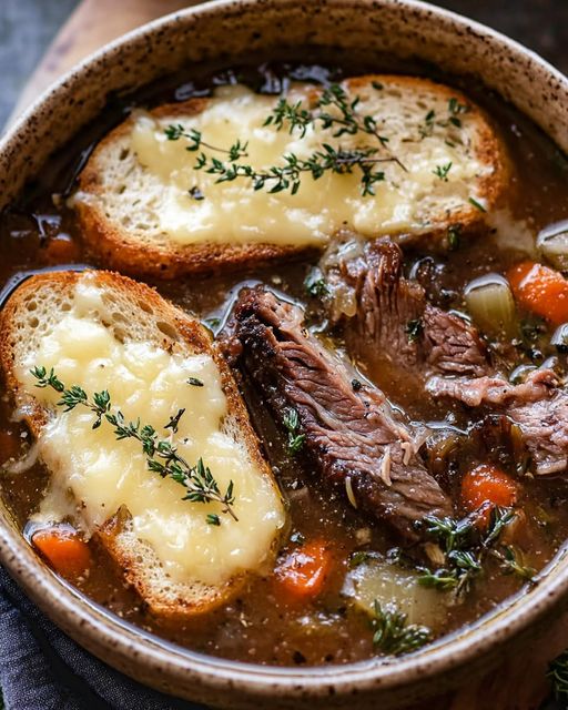 Soup: French Onion Beef Short Rib | Recipe Cloud App