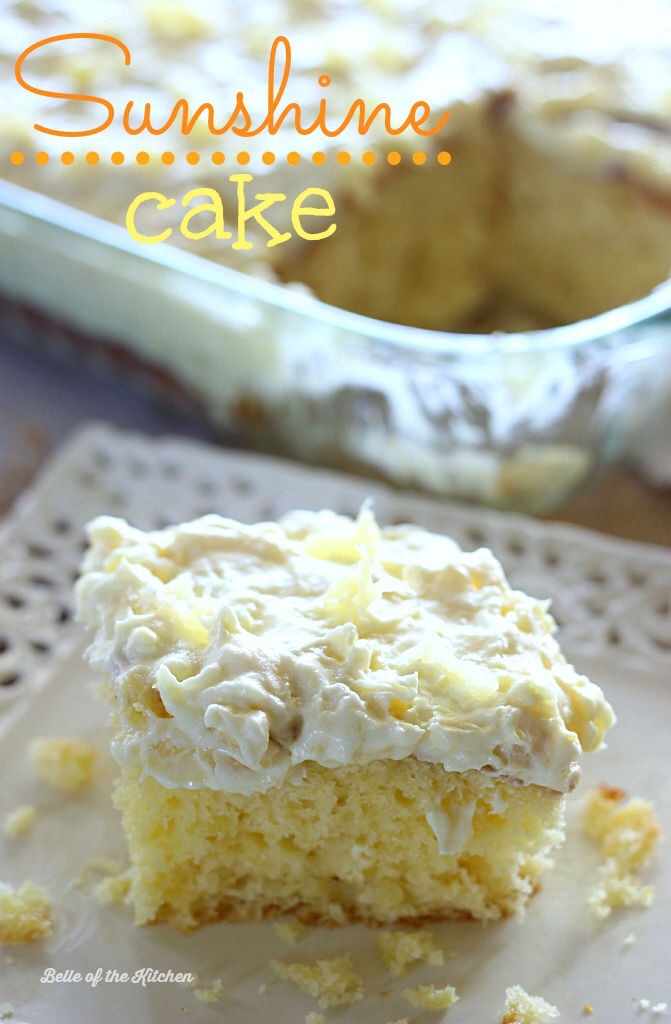 PINEAPPLE SUNSHINE CAKE | Recipe Cloud App