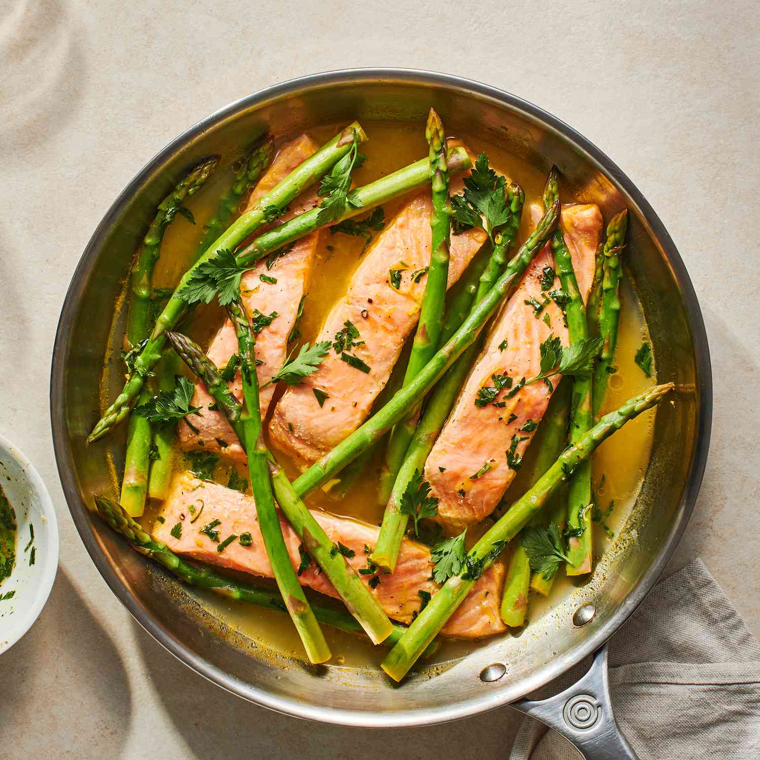Citrus Poached Salmon With Asparagus | Recipe Cloud App
