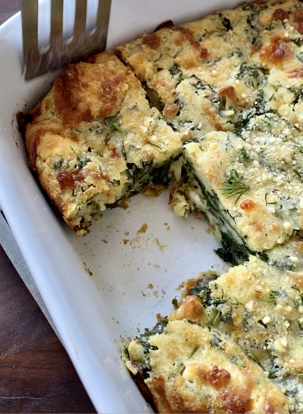 Spinach And Feta Brownies | Recipe Cloud App