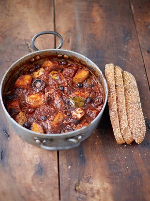 Sweet Potato & Chicken Cacciatore | Chicken Recipes | Jamie Oliver | Recipe Cloud App