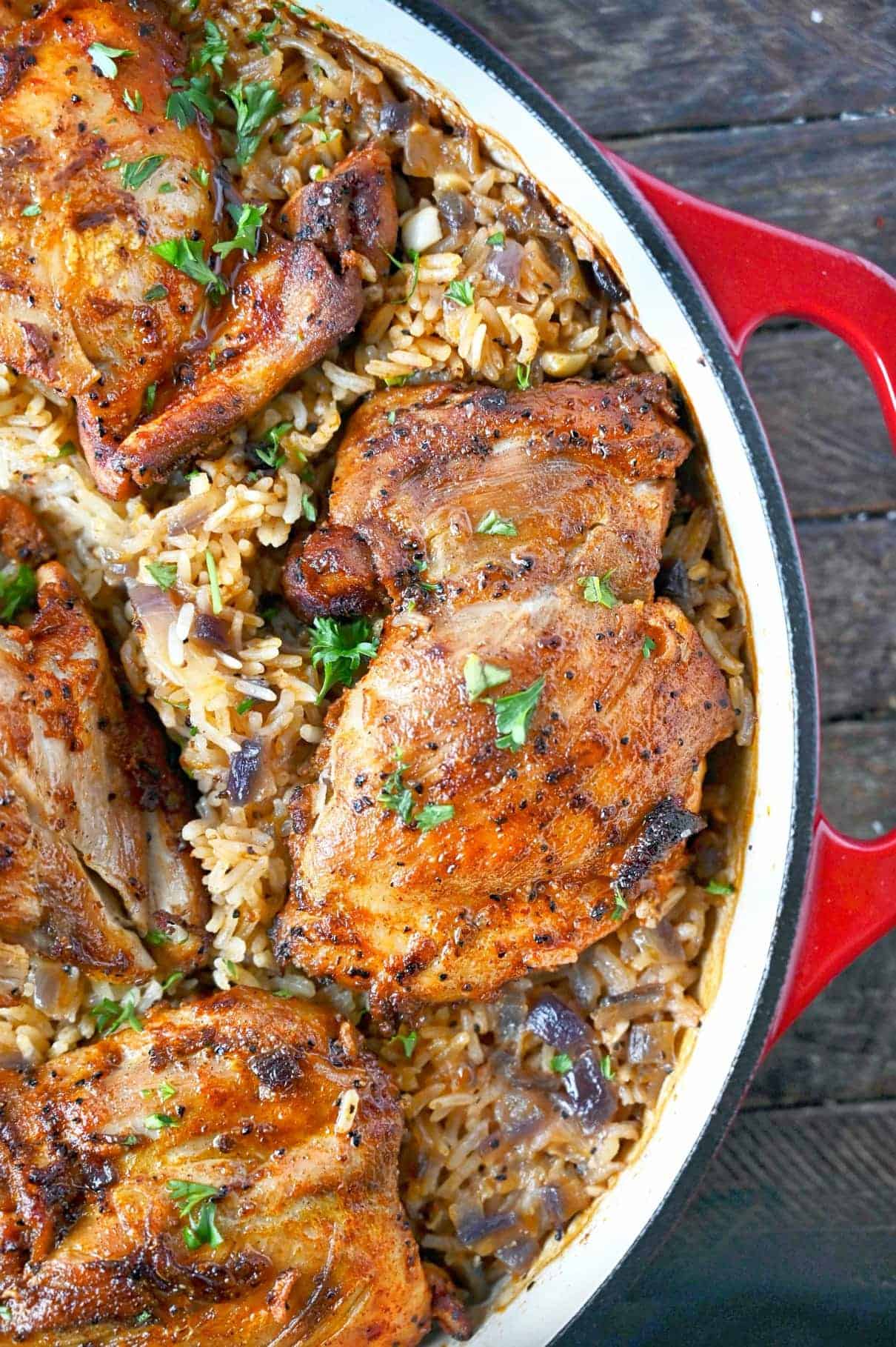 Chicken Thighs: Paprika Chicken And Rice Bake | Recipe Cloud App