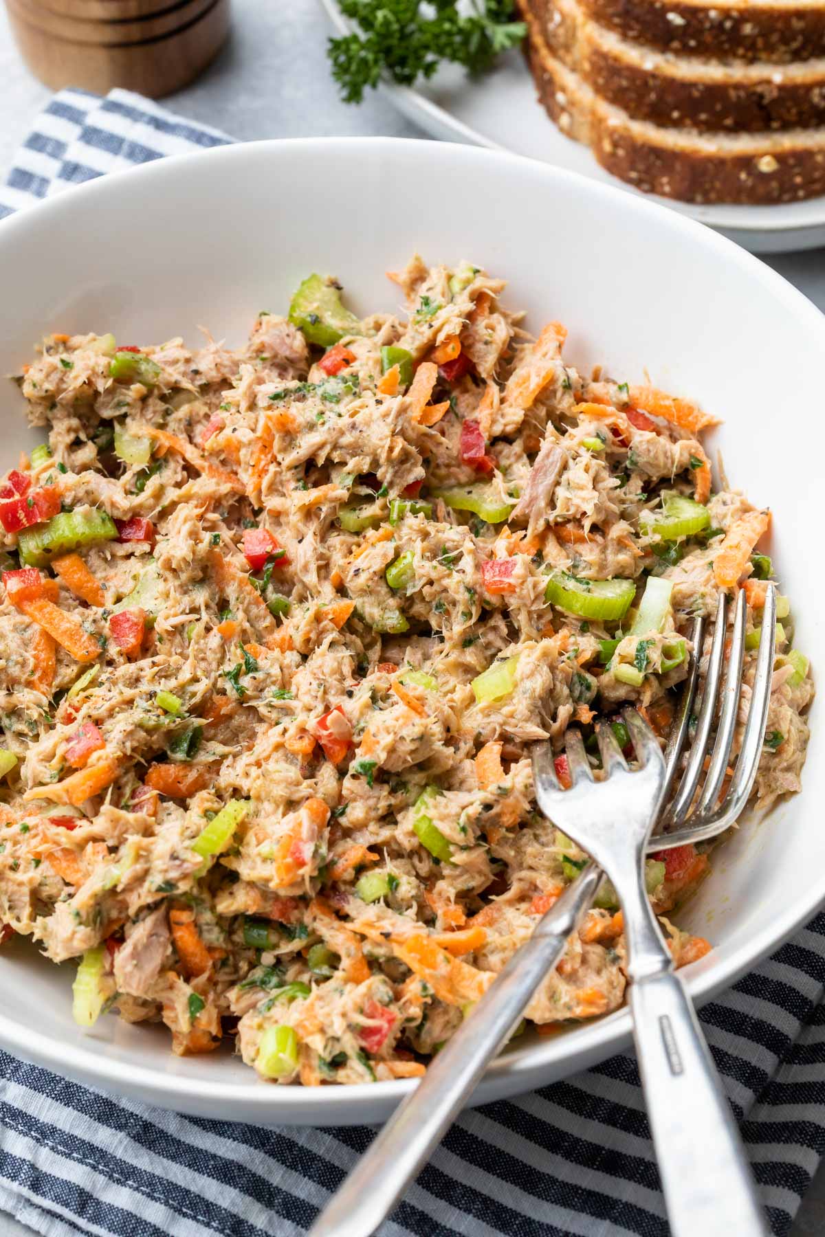 Healthy Tuna Salad Recipe (No Mayo Tuna Salad) | Recipe Cloud App
