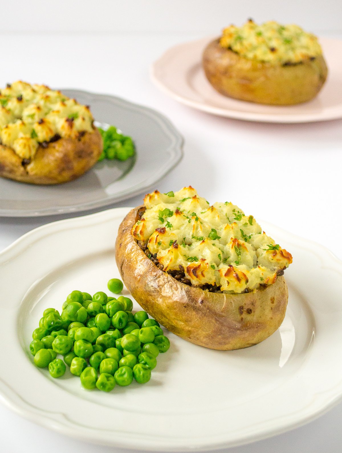 Vegan Jacket Potato Shepherds' Pies | Recipe Cloud App