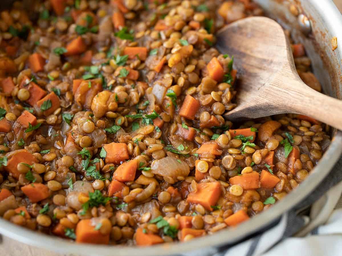Spiced Lentils with Carrots | Recipe Cloud App