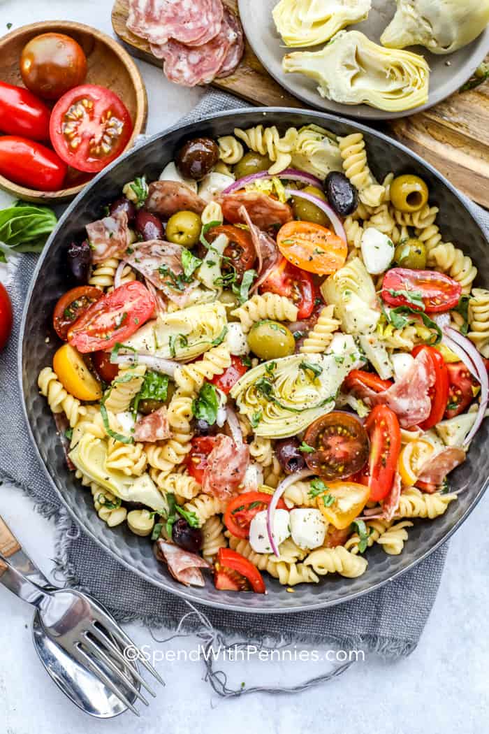 Pasta: Antipasto Pasta Salad | Recipe Cloud App
