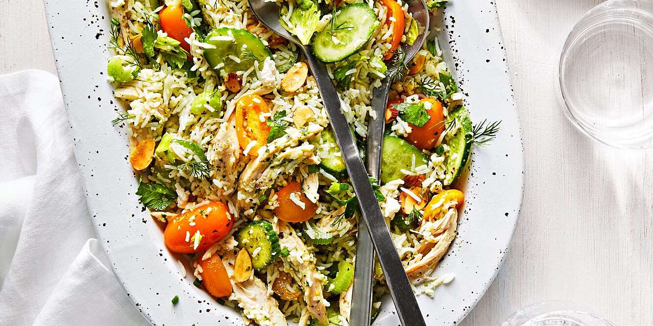 Herbed Chicken-and-Rice Salad | Recipe Cloud App