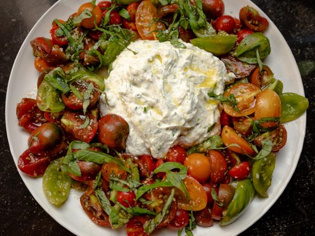 Heirloom Tomatoes With Herbed Ricotta | Recipe Cloud App