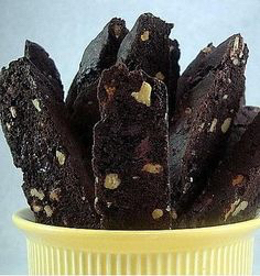 Dark Chocolate Walnut Biscotti | Recipe Cloud App