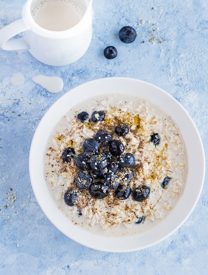 Overnight Blueberry Oats | Recipe Cloud App