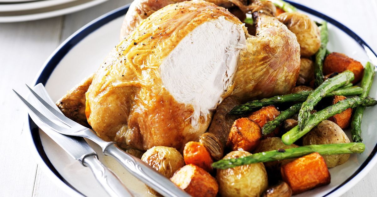 Super-Easy Roast Chicken & Vegetables | Recipe Cloud App