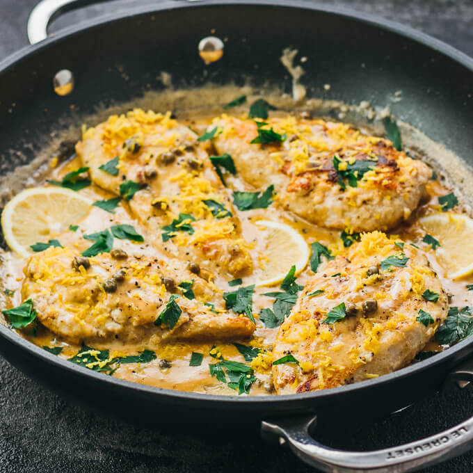Keto Lemon Chicken Piccata With Capers - Savory Tooth | Recipe Cloud App