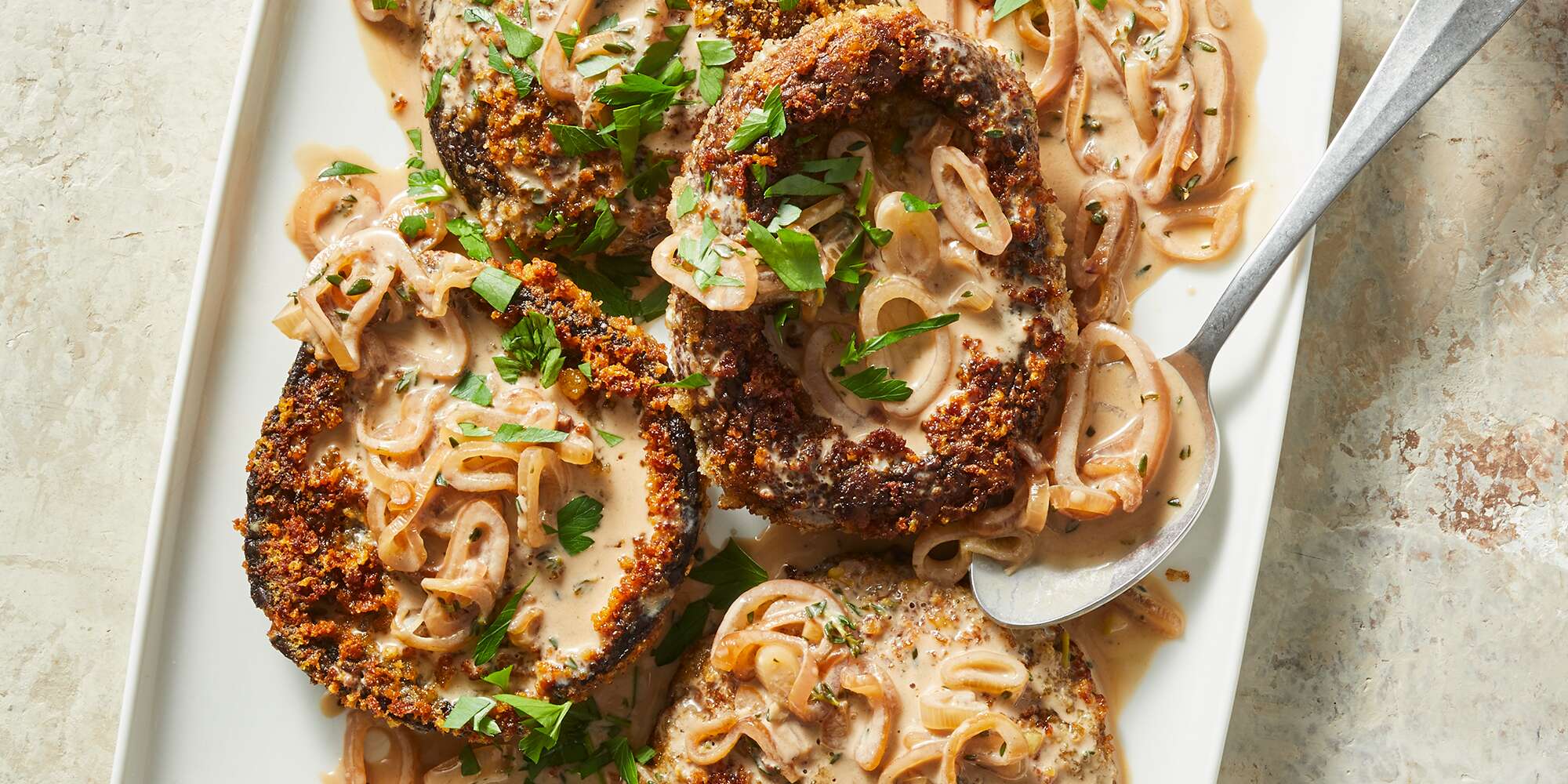 Crispy Portobellos With Marsala Sauce | Recipe Cloud App