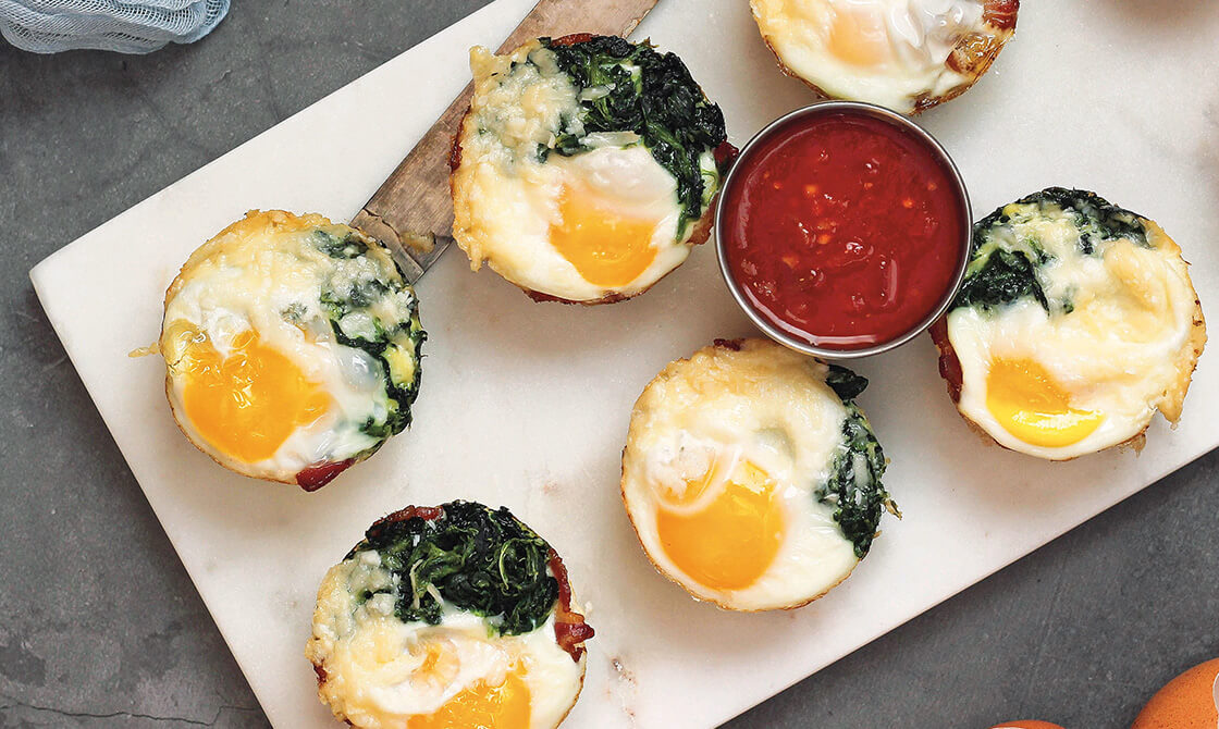 Low-Carb Breakfast Egg Cups | Recipe Cloud App