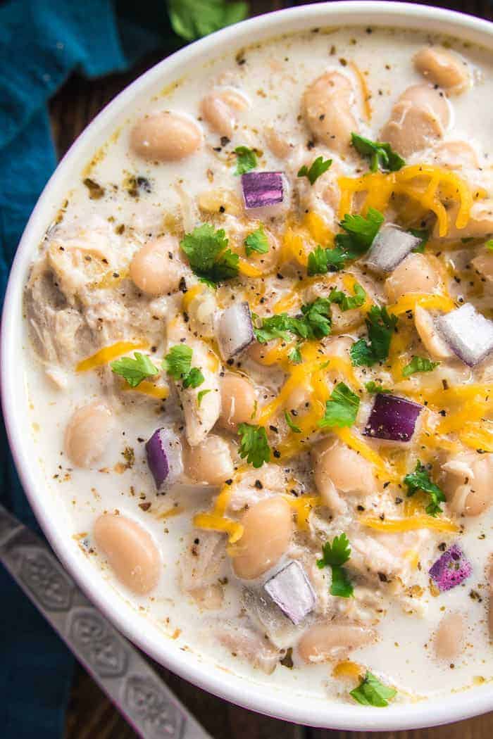 Chili: Creamy White Chicken Chili | Recipe Cloud App