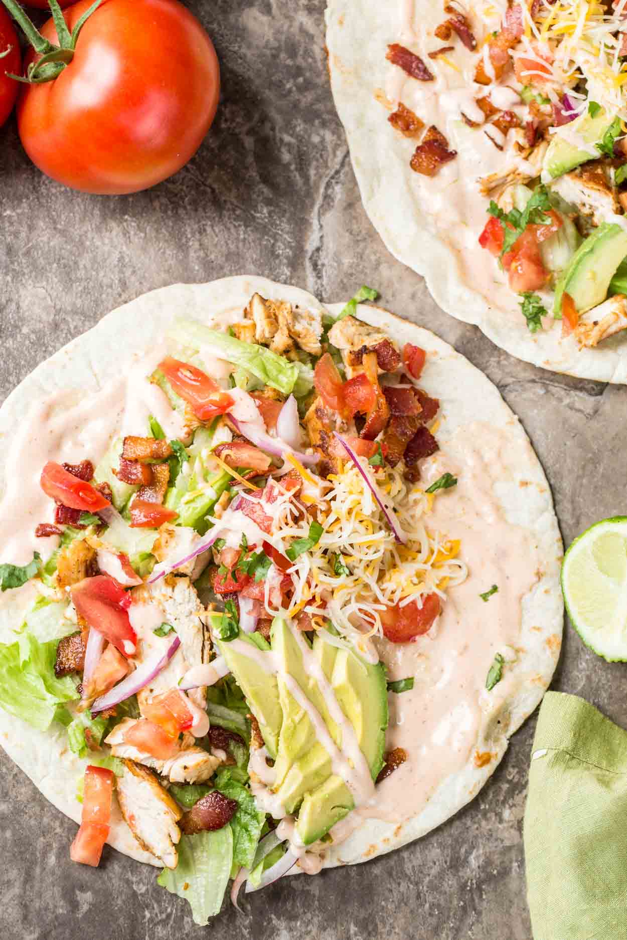 Chicken Wraps | Recipe Cloud App
