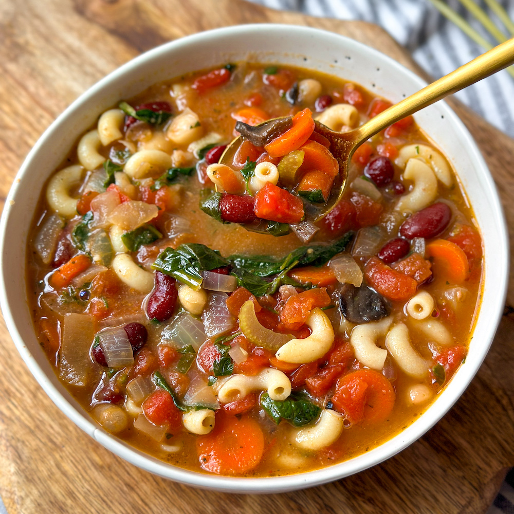 Vegetable Minestrone Soup | Recipe Cloud App