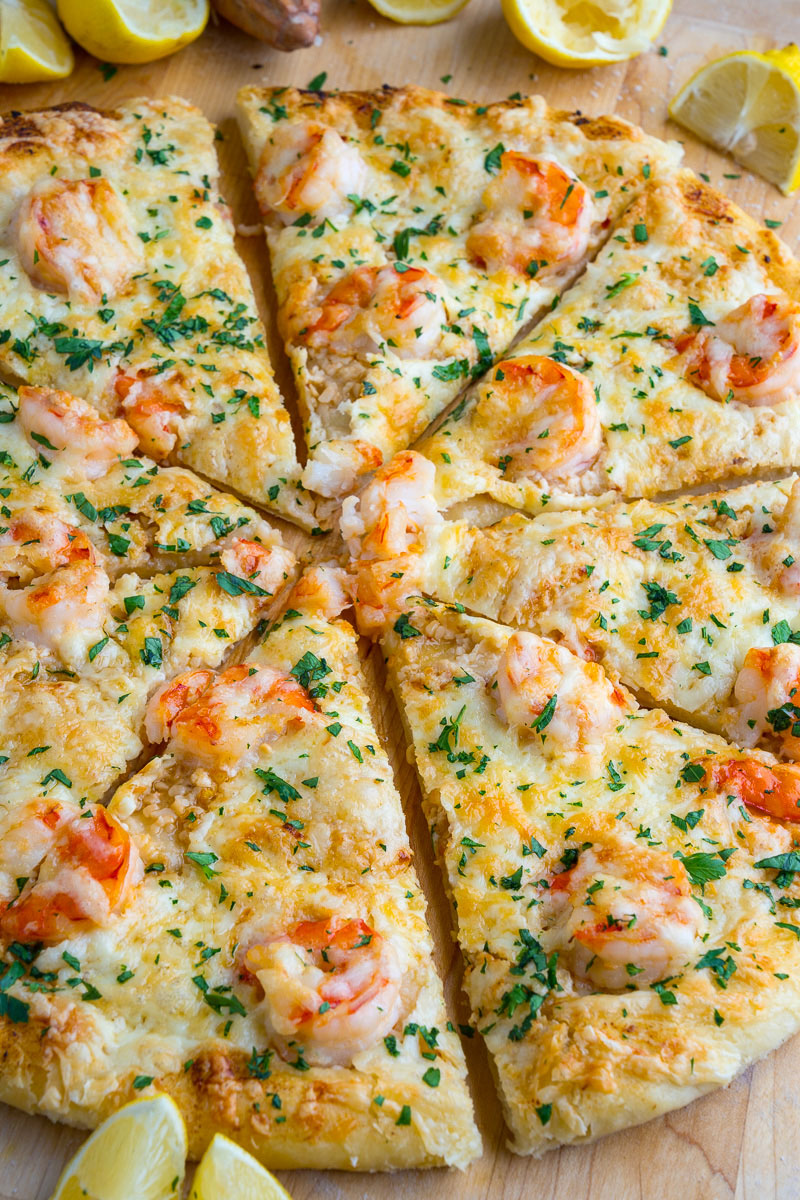 Shrimp Scampi Pizza | Recipe Cloud App