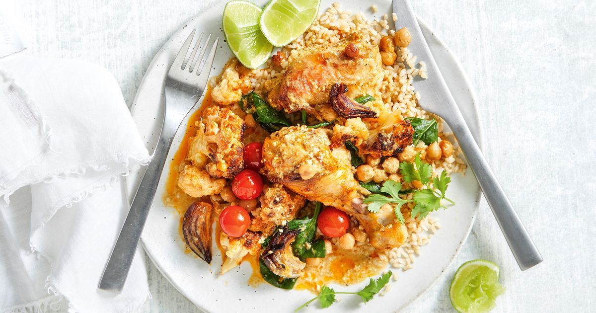 Tikka Chicken And Cauliflower Tray Bake | Recipe Cloud App