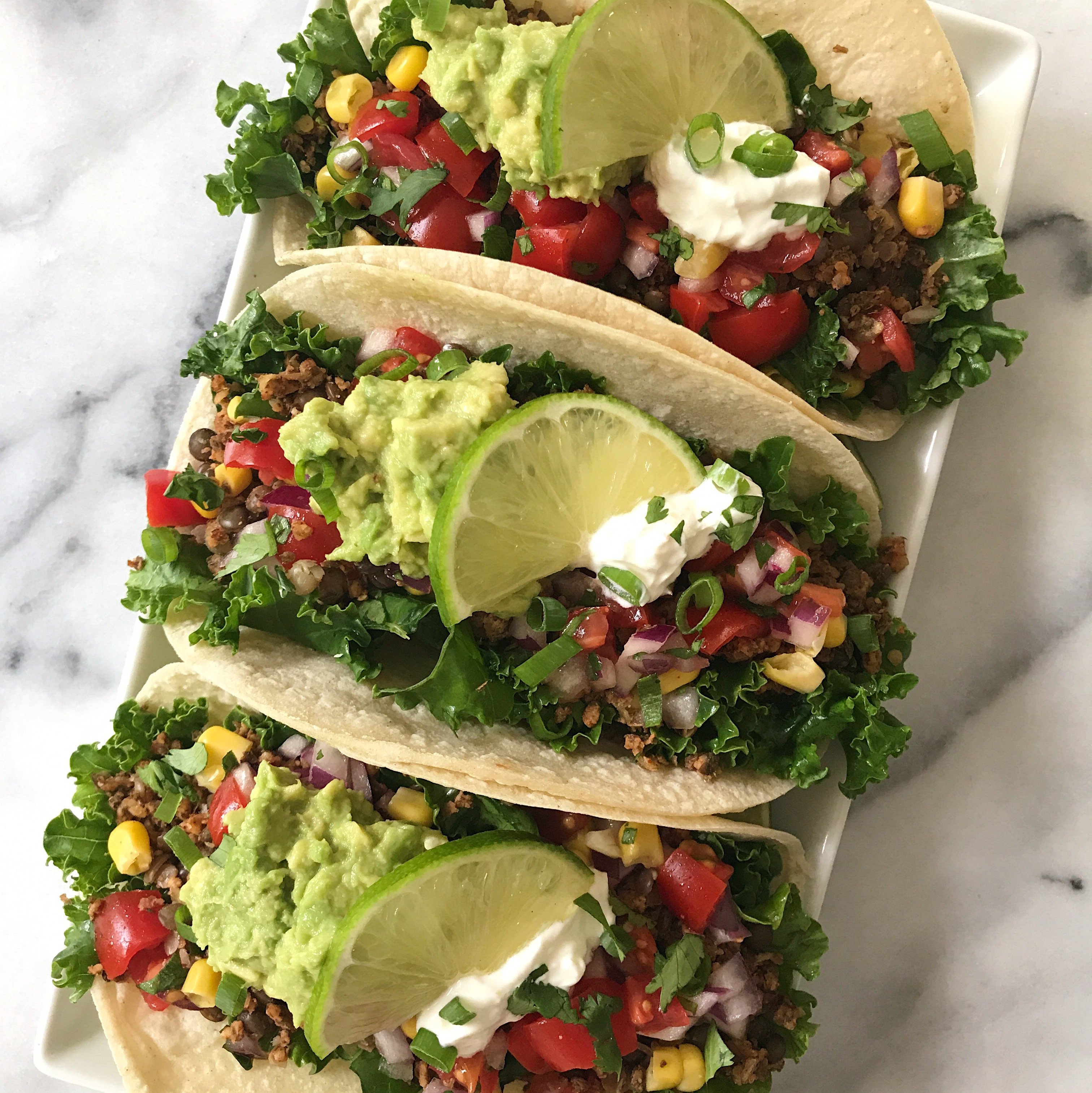 Lentil Walnut Tacos | healthyGFfamily.com | Recipe Cloud App
