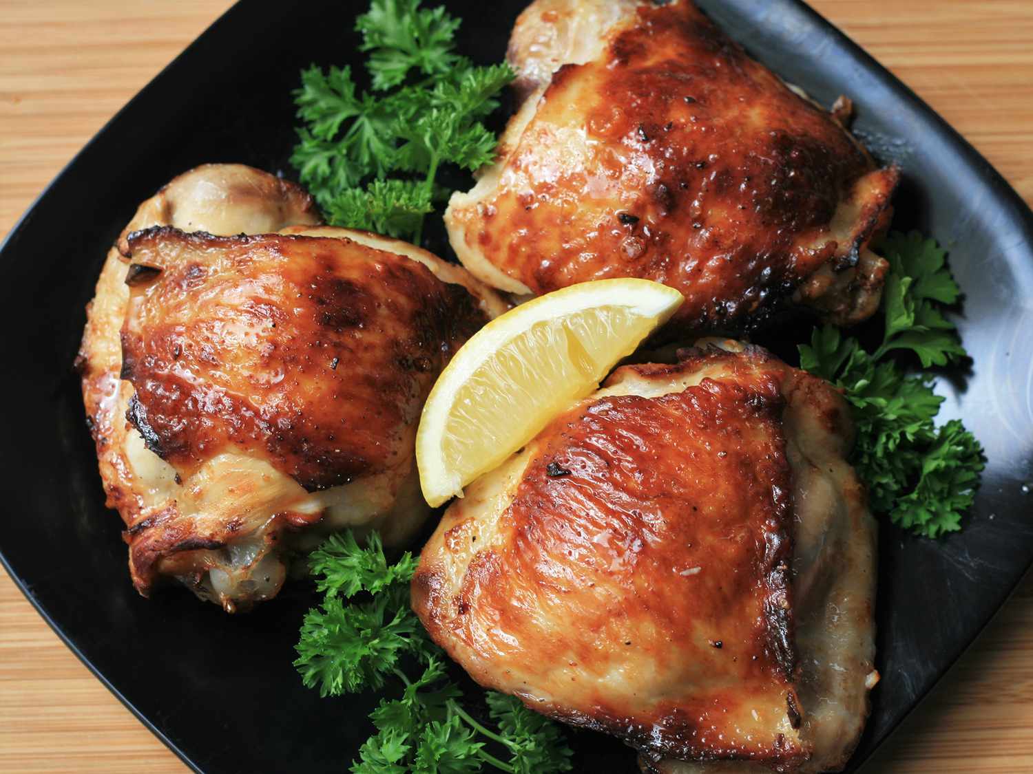 Keto Lemon-Garlic Chicken Thighs In The Air Fryer | Recipe Cloud App