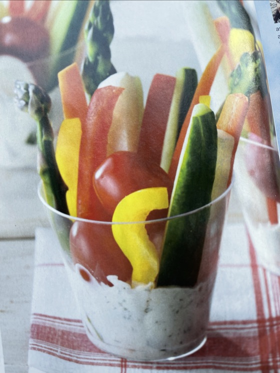 Dill Veggie Dip In Cups So Cute! | Recipe Cloud App