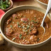 Sausage and Lentil Soup | Recipe Cloud App