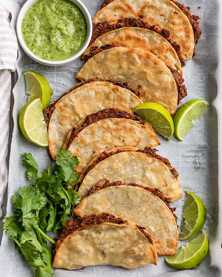 Crispy Black Bean Tacos | Recipe Cloud App
