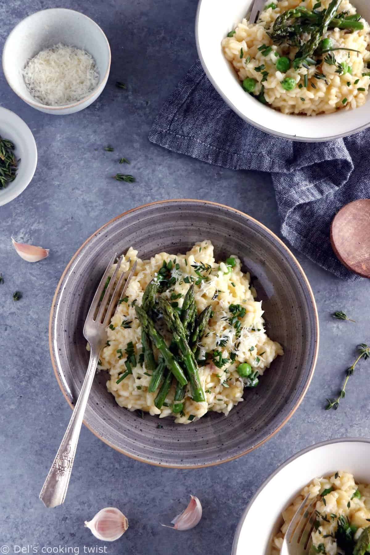Lemon Asparagus Risotto | Recipe Cloud App