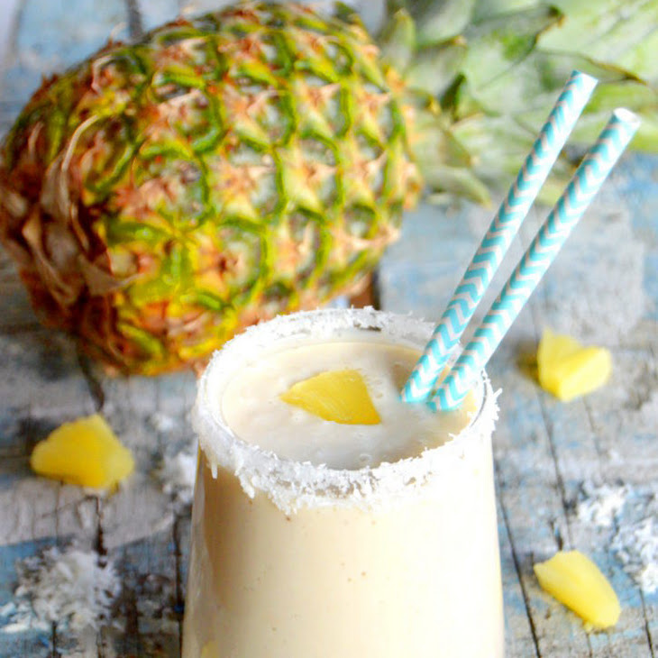 Tropical Pineapple Coconut Smoothie | Recipe Cloud App