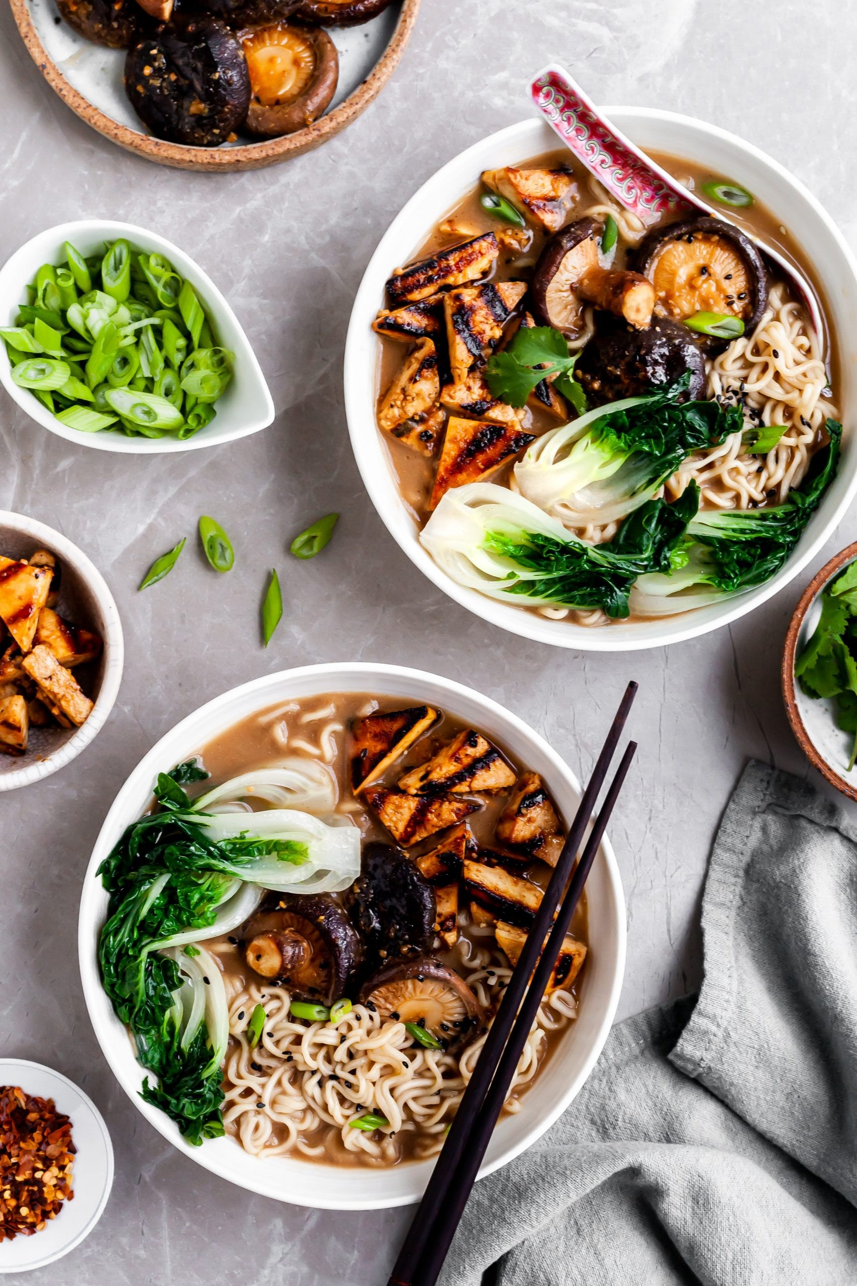 Vegan Mushroom Miso Ramen | Recipe Cloud App
