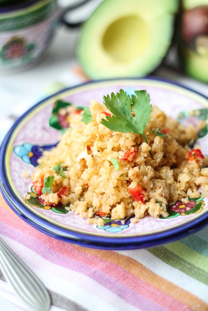 Mexican Cauliflower "Rice" - Vegan, Gluten Free, Paleo | Recipe Cloud App