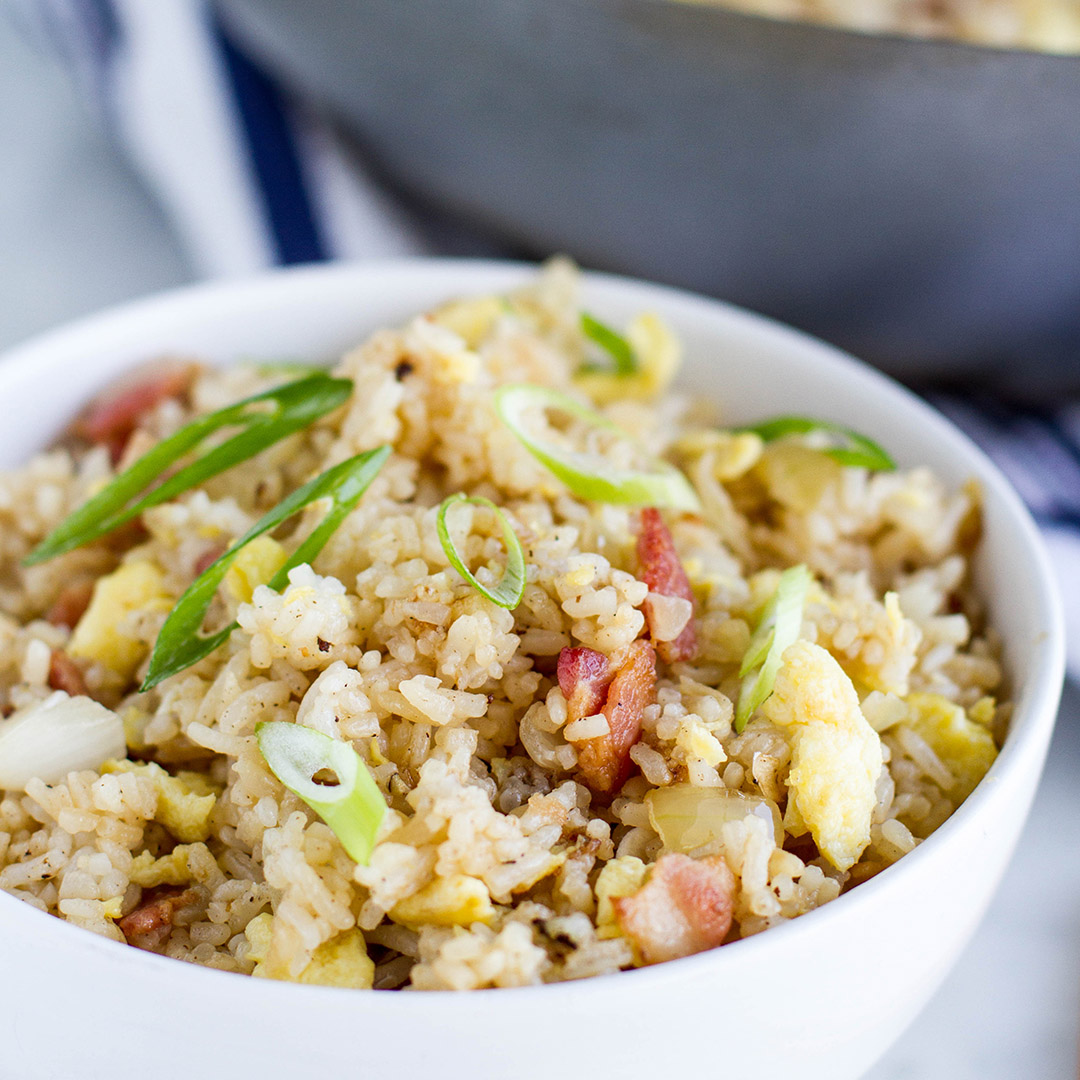Rice: Bacon And Egg Fried Rice | Recipe Cloud App